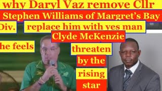 Daryl Vaz remove Cllr Stephen Williams St Margrets Bay Div amp replace him with yes man C Mckenzie [upl. by Neersin]