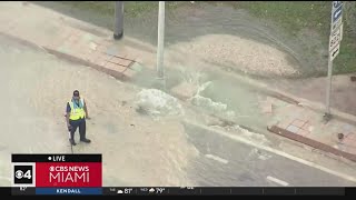 Water main break affecting Hollywood residents [upl. by Nalyk500]