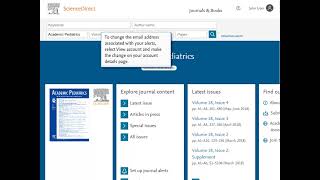 Using alerts in ScienceDirect [upl. by Nilam]