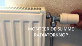 Installatie WoonVeilig Slimme Radiatorknop [upl. by Yenatirb]