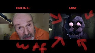 FNAFSFMMEME The Animatronics Do Get A Bit Quirky At Night  My Version VS Original [upl. by Hube]