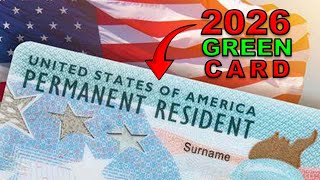 2026 DV LOTTERY GREEN CARD APPLICATION FULL GUIDE [upl. by Atenaz]