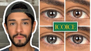 New ICOICE Contact Lenses Review  Affordable amp Natural [upl. by Osman]