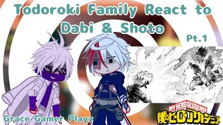 Todoroki Family React To Dabi amp Shoto  Grace gamer playz  My Hero Academia [upl. by Nrevel]