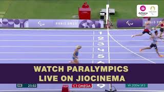 Simran takes on the track  Paralympics Athletics Highlights JioCinema [upl. by Bethesda]