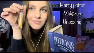 ASMR Harry Potter makeup unboxing [upl. by Aiuqram]