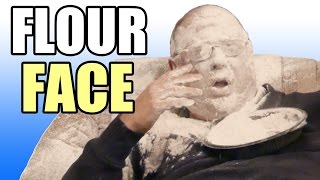 ANGRY DAD FLOUR PRANK BEST FLOUR PRANK EVER [upl. by Deuno]