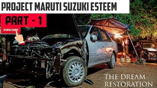 Maruti Esteem restoration Project  Part 1 [upl. by Stedt]