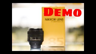 Nikon AFS Nikkor 85mm f18G Lens Review [upl. by Nagud]