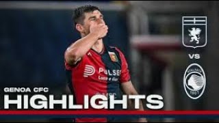 quotAtlanta vs Genoa Highlights Thrilling Clash Ends in Dramaquot [upl. by Loferski]