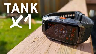 Kospet Tank X1 Awesome rugged smartwatch 🔥 [upl. by Aleacin788]