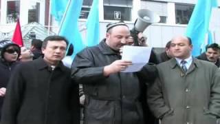 Uiguren protestierten chinesischen Besetzung von OstTurkestan [upl. by Atiana630]