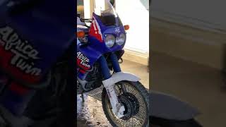 1993 Africa Twin Xrv 750 Rd07 at the car wash [upl. by Moya]