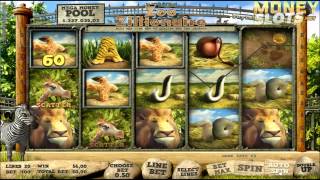 Zoo Zillionaire Video Slots Review  MoneySlotsnet [upl. by Knarf]