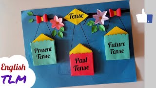 Tense English Working Model Tense English Project Tense English TLM English Grammar Project tlm [upl. by Tonye]