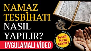 Tesbihat nasıl yapılır Tesbih nasıl çekilir Uygulamalı video [upl. by Nonnahs]