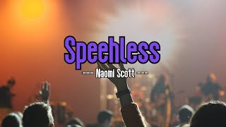 Speechless KARAOKE  Naomi Scott [upl. by Anelahs]