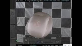 Airbag Deployment Recorded  2000 fps and 5 MegaPixel Active [upl. by Marybelle63]