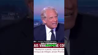 🔥 Dominique de Villepin LANCE un COUP DE GUEULE  Vous NE CROIREZ PAS ce quil dit  😲 Shorts [upl. by Aneral]