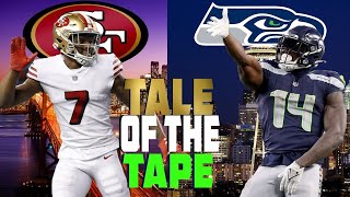 49ers vs Seahawks  Tale of the Tape [upl. by Dnalyar]