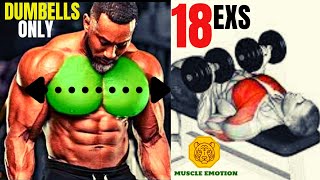 18 BEST CHEST EXERCISES WITH DUMBELLS  MUSCULATION PECS AVEC HALTERES [upl. by Ozan]