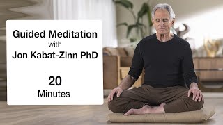 20 Minute Guided Meditation with Jon KabatZinn PhD [upl. by Anihsat]