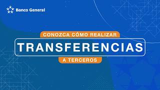 ¿Cómo realizar transferencias a terceros [upl. by Anade]