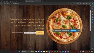 Python project2 Pizza outlook page Cognitive classai [upl. by Sheepshanks]