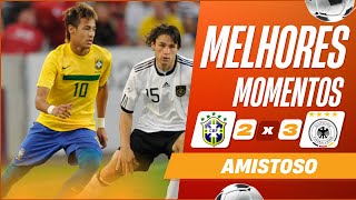 QUANDO NEYMAR USOU A 10 DA SELEÇÃO PELA PRIMEIRA VEZ E PERDEU  Brasil 2x3 Alemanha  Amistoso 2011 [upl. by Allerym]