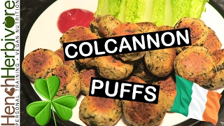 Colcannon Puffs  Vegan Recipe [upl. by Nirol]