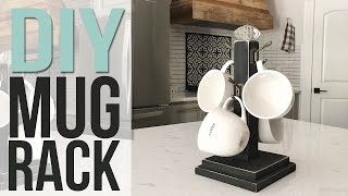 DIY Coffee Mug Holder  HOLIDAY GIFT IDEA [upl. by Goldi422]