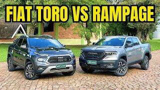 FIAT TORO VS RAM RAMPAGE  Qual é a melhor opção de caminhonete [upl. by Eirbua]