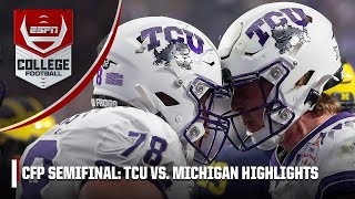 Fiesta Bowl TCU Horned Frogs vs Michigan Wolverines  College Football Playoff [upl. by Noffets]