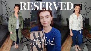 RESERVED HAUL 🛍️WYPRZEDAŻE  KURTKA Z NOWEJ KOLEKCJI  MIERZYMY😊 [upl. by Crispin792]