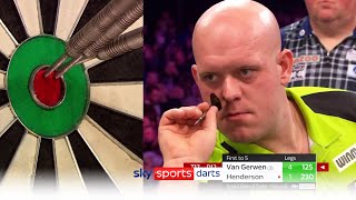 Michael van Gerwen hits stunning bull finish  Grand Slam of Darts [upl. by Lilithe731]