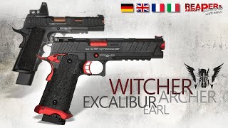 Review Army Armament WITCHER  ARCHER  EXCALIBUR  EARL AirsoftSoftair GBB Begadi Version  DE [upl. by Uella]