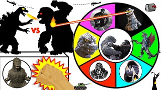 Godzilla x Kong The New Empire SPINNING WHEEL SLIME GAME w Figures amp Toys from Movie [upl. by Ybbor]