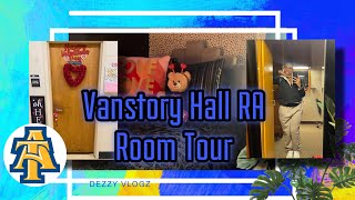 VANSTORY HALL RA ROOM TOUR North Carolina AampT University NCATcollegeRA vanstoryroomtourdorm [upl. by Ailen223]