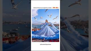 Disney Princess escaped to reality ✨❤️🫶❤️disneysanamakbulprincessbollywoodshortsviralvideo [upl. by Aicatan]