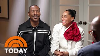 Eddie Murphy Tracee Ellis Ross talk onandoff screen rapport [upl. by Shayla29]