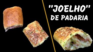 Delicioso quotJoelho de Padariaquot  Tradicional Enrolado de Presunto e Queijo [upl. by Atiram]