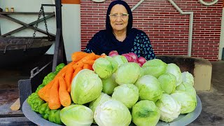 100 PLATES CABBAGE MANCHURIAN RECIPE BY My Granny  MANCHURIYAN GRAVY  VEG RECIPES  STREET FOOD [upl. by Eusebio]