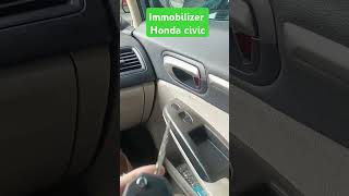 HONDA civic immobilizer Transponder microchip duplicate copy [upl. by Thomajan938]