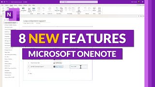 8 new features in Microsoft OneNote for 2024 [upl. by Yenaiv491]