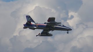 FRECCE TRICOLORI  AEROPORTO DI TORINO CASELLE 14092023 ARRIVO [upl. by Dorsey]