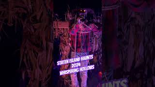 Staten Island Haunts 2024 Whispering Hollows statenislandhauntedhouses halloweenanimatronics [upl. by O'Connor]