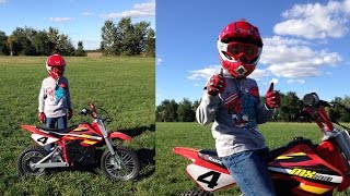 Razor MX500 Motorcycle Dirt Bike  1st Ride RideYourWay RideRazor [upl. by Mccullough809]