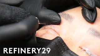 Why You Need To Get Your Eyeliner Tattooed Professionally  Macro Beauty  Refinery29 [upl. by Trow]