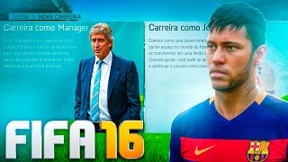 JOGUEI o MODO CARREIRA do FIFA 16 em 2024 [upl. by Erik751]