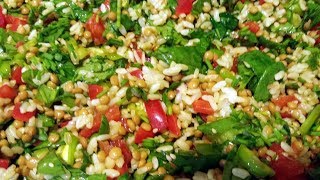 Cómo hacer ensalada de lentejas y arroz al estilo de Mariaje [upl. by Certie]